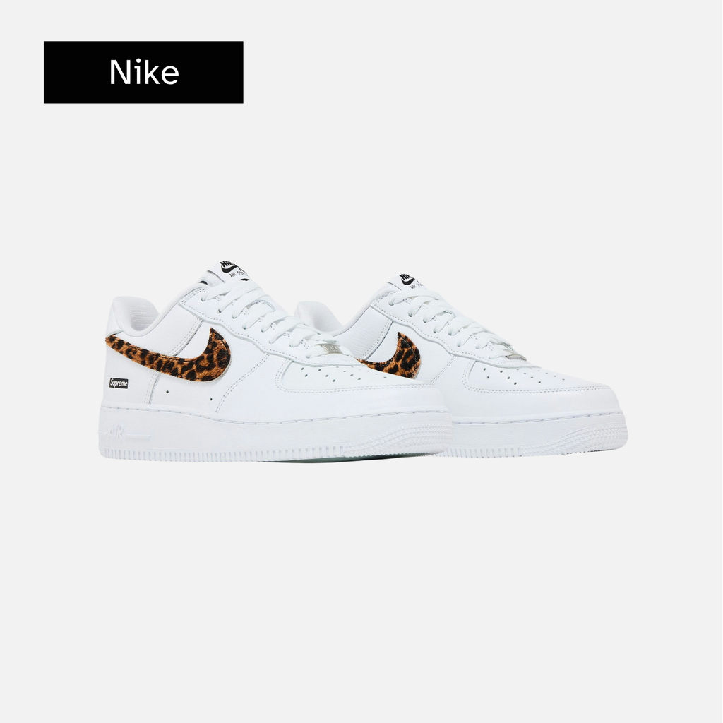 Supreme x GOODENOUGH x Air Force 1 Low 'White Cheetah Print'