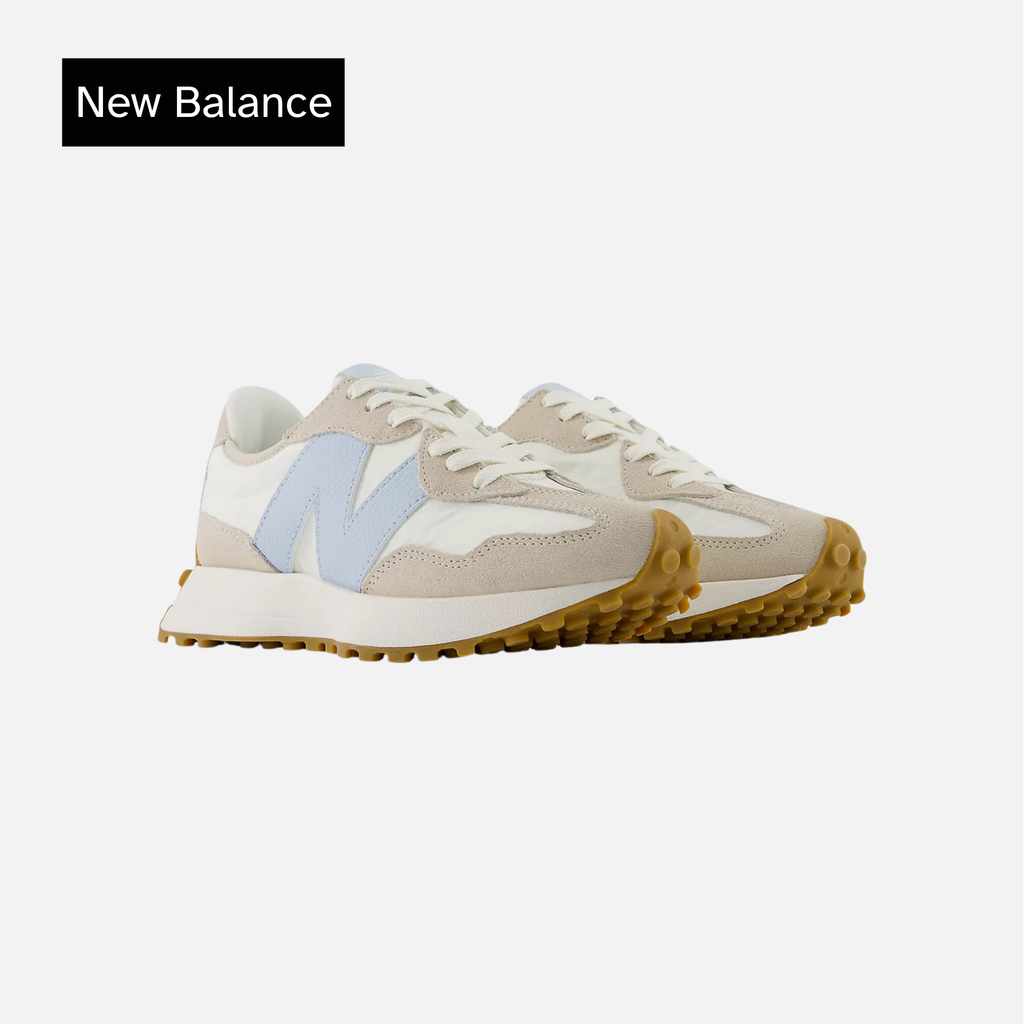 Wmns 327 'Timberwolf Light Chrome Blue'