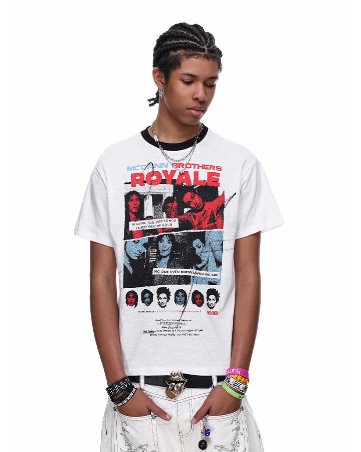 Rock Hip-Hop Graphic T-shirt