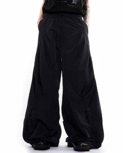American Vintage Wrinkled Quick-Dry Parachute Pants