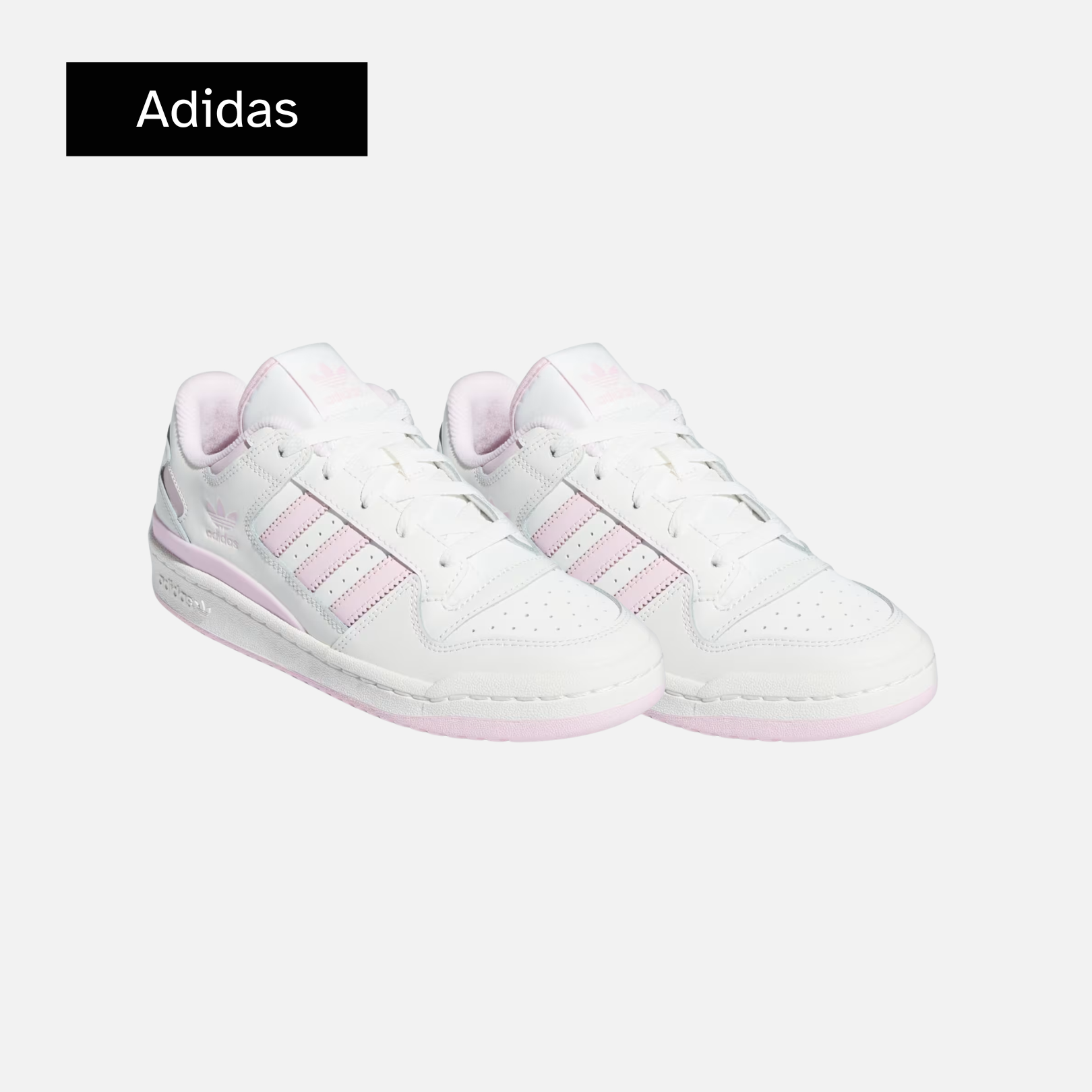 Wmns Forum Low CL 'White Clear Pink'