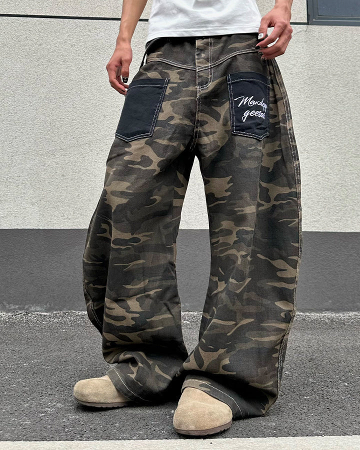 New Street Camo All-Over Print Jeans