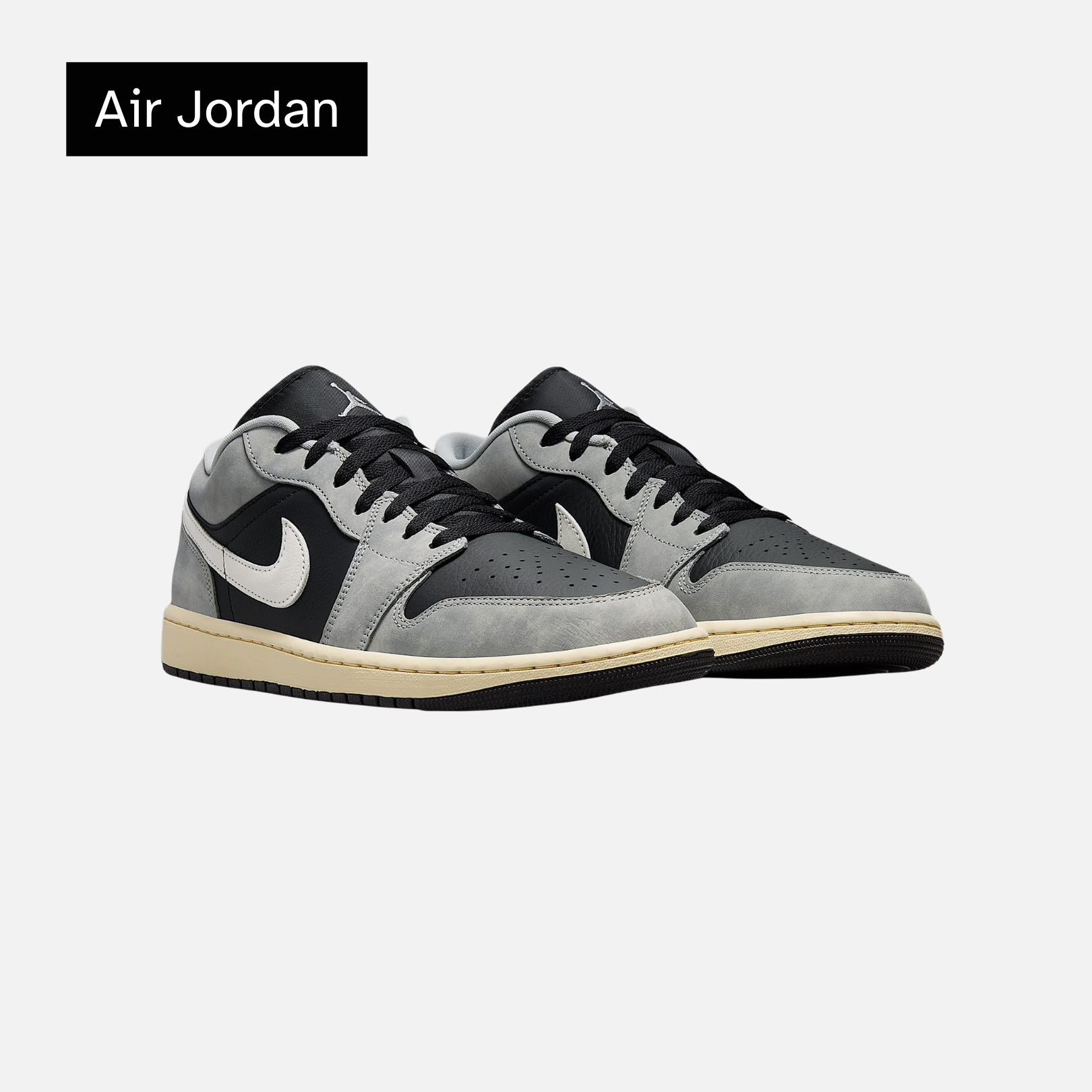 Air Jordan 1 Low 'Light Smoke Grey'