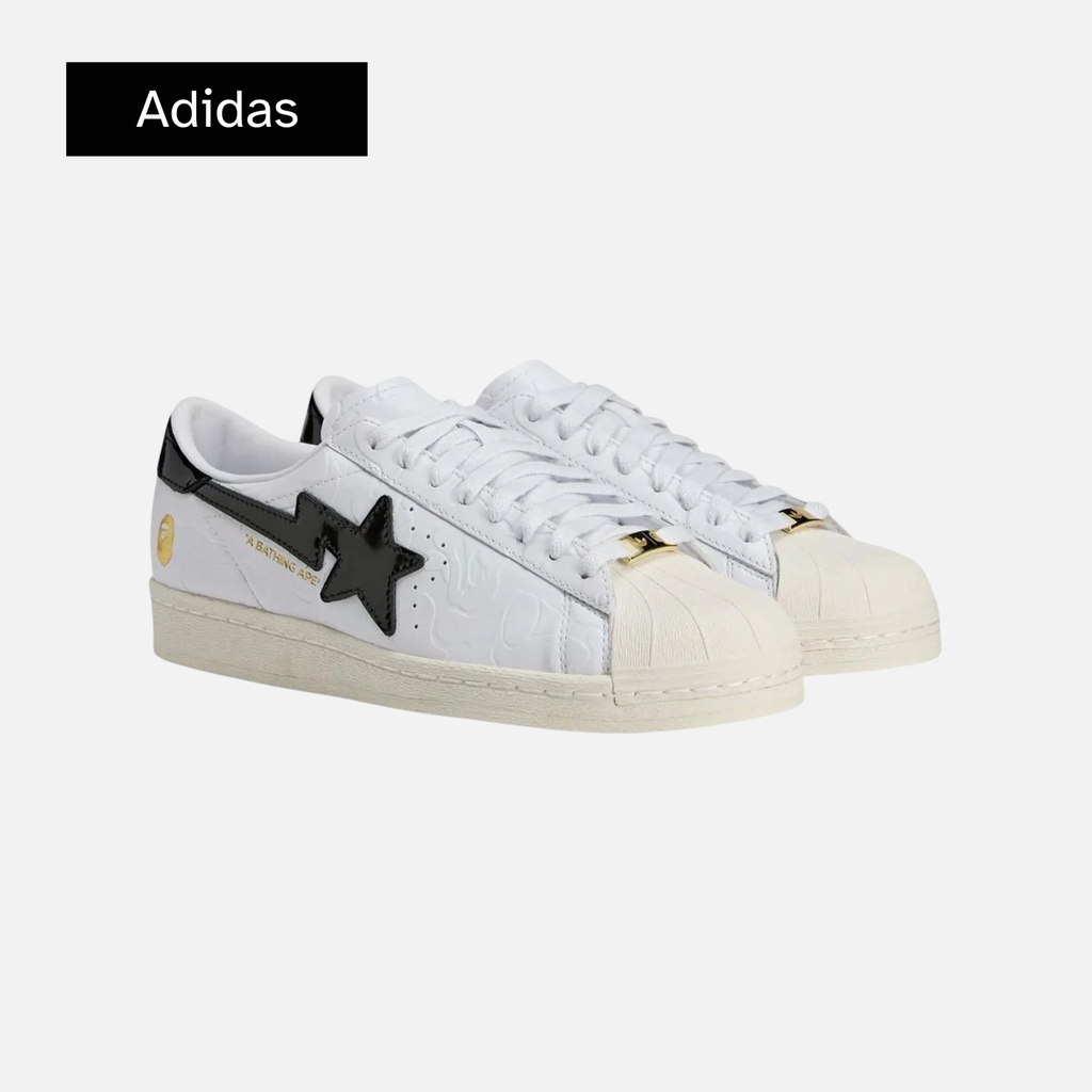 BAPE x adidas Superstar Vintage 'White Black'