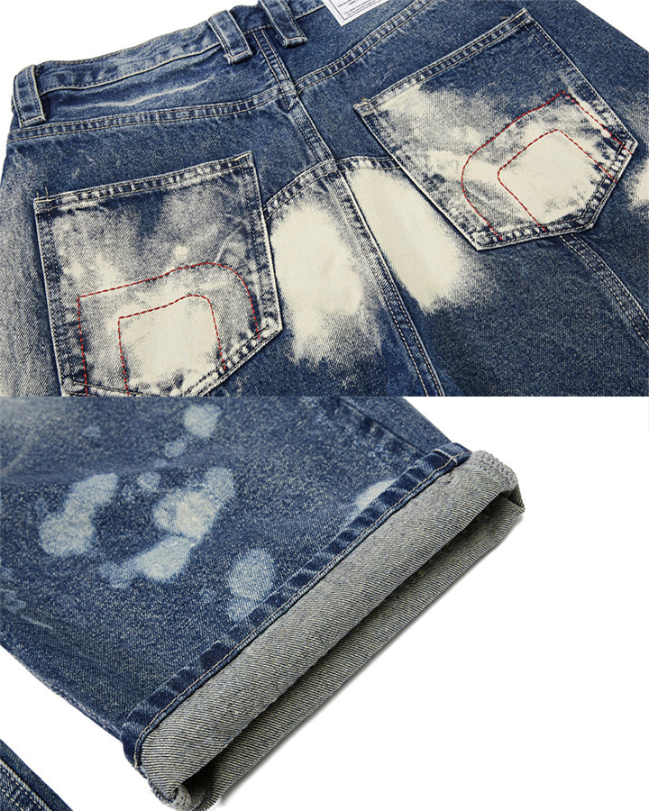 American Punk Metal Blade Denim Pants
