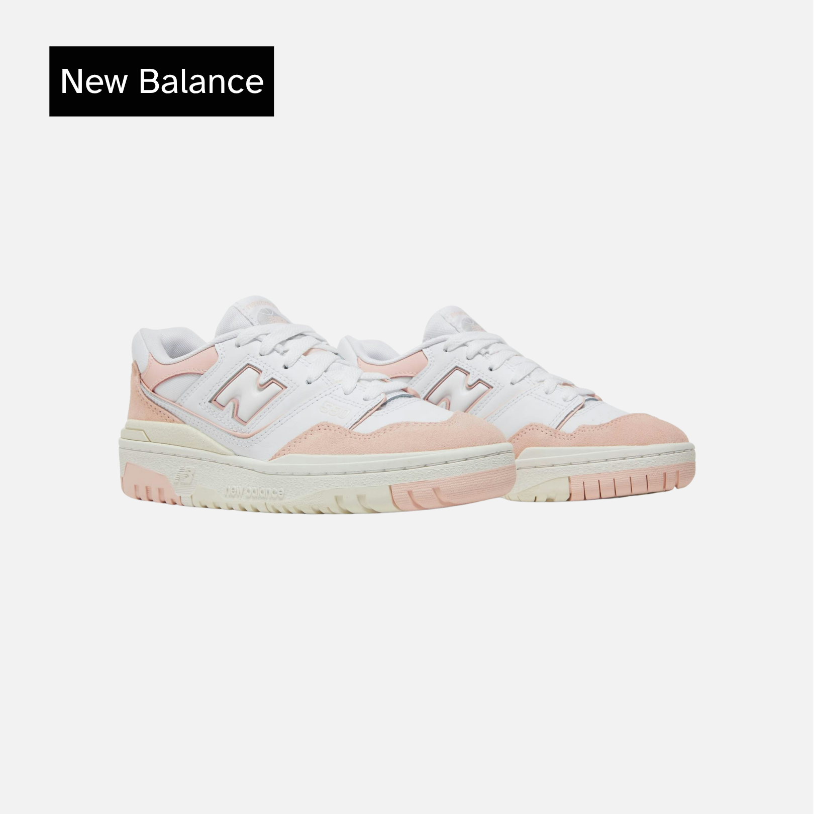 550 Big Kid 'Pink Sand White'