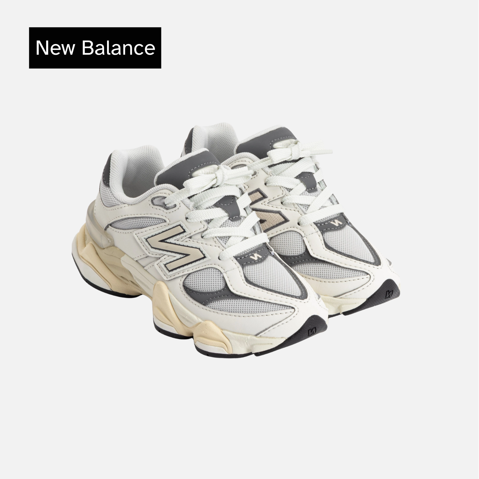 9060 Little Kids' Shoes White/Grey