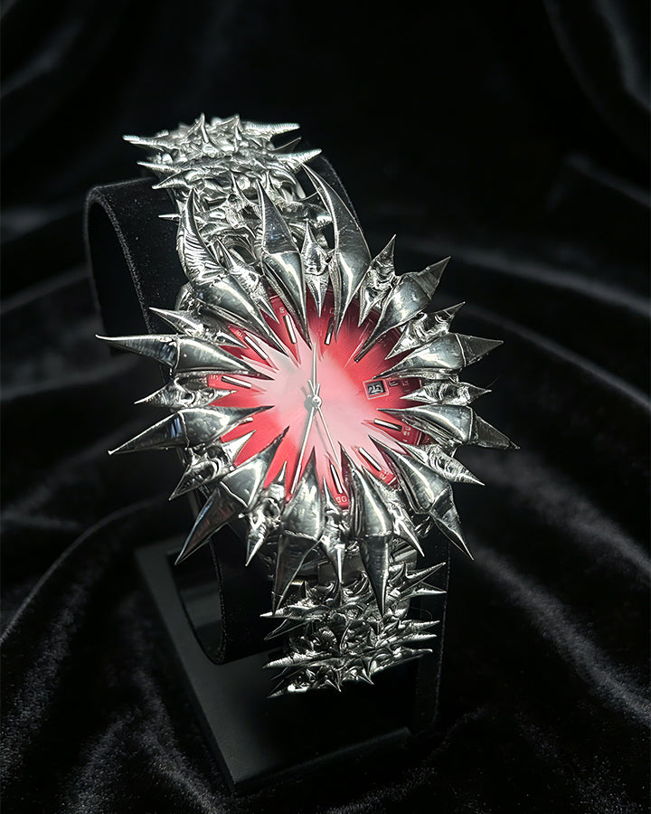 Alien Dark Knight Dragon Scale Spiked Watch