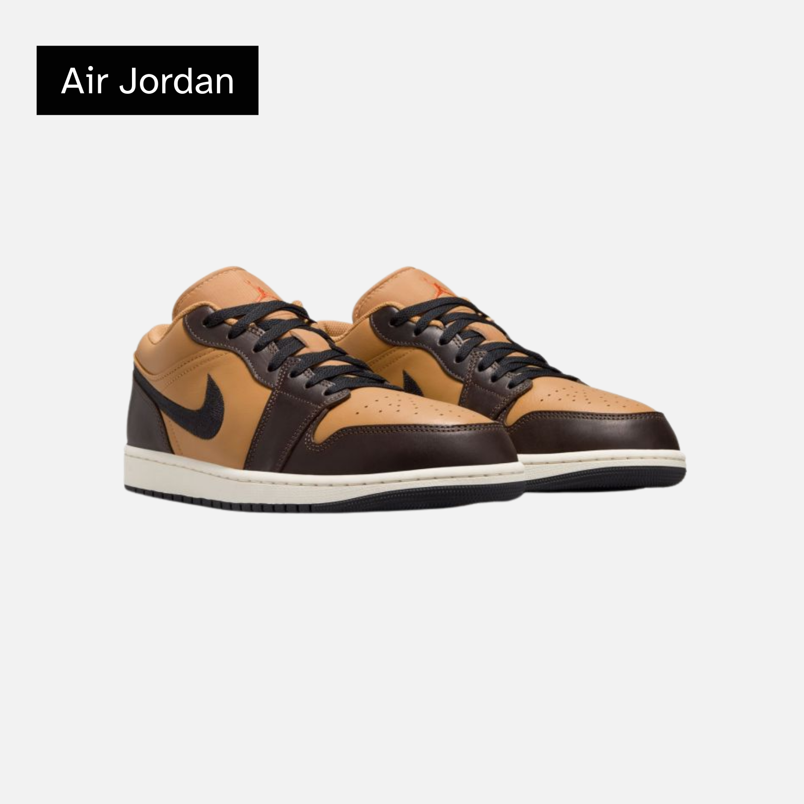 Air Jordan 1 Low SE GS 'Flax Baroque Brown'