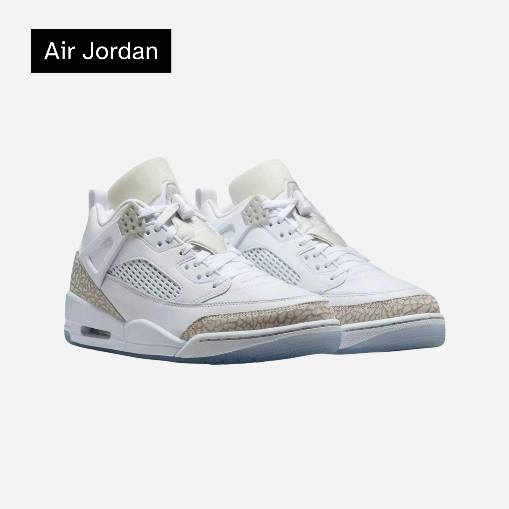 Air Jordan Spizike Low 'White Neutral Grey'