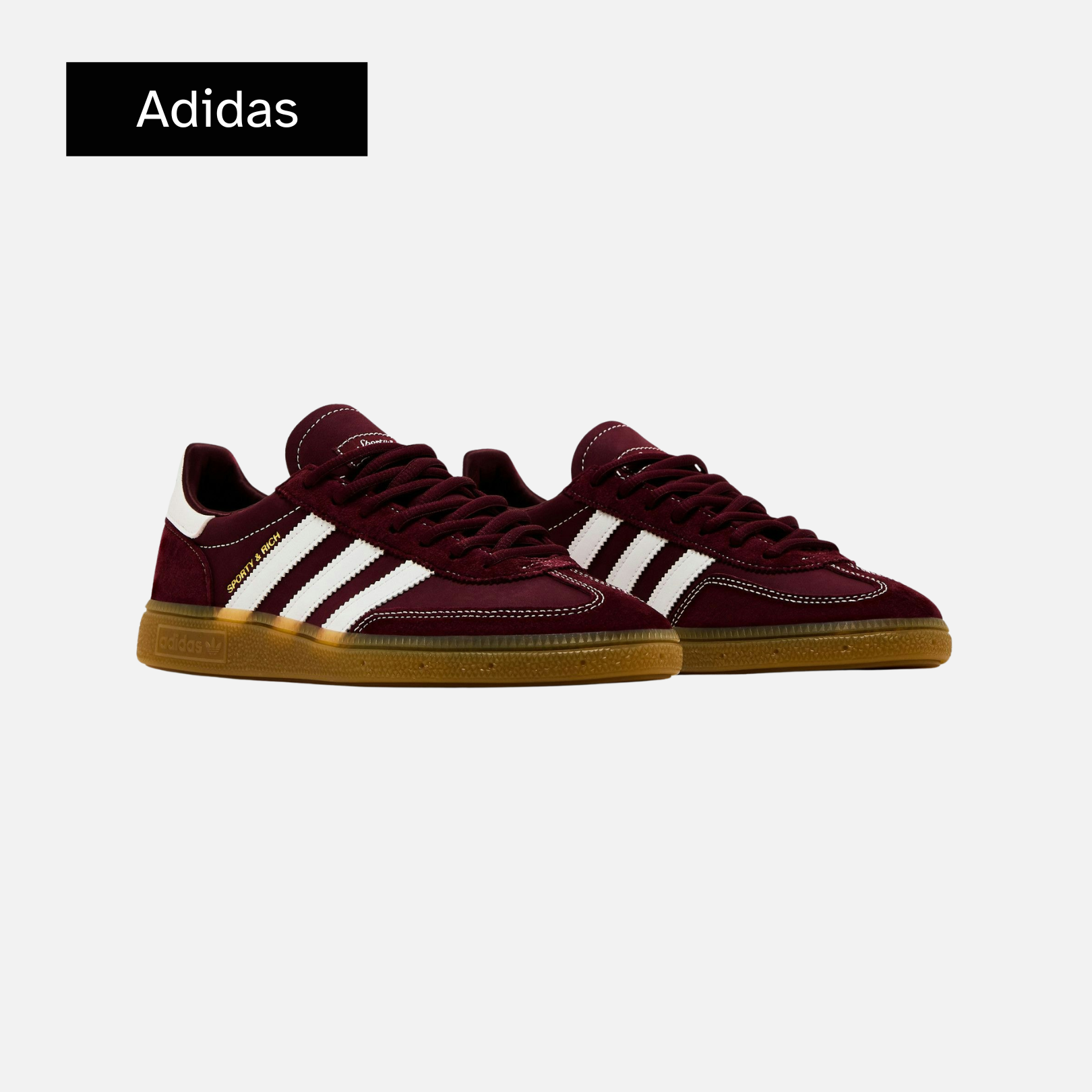 Sporty & Rich x adidas Handball Spezial 'Shadow Red'