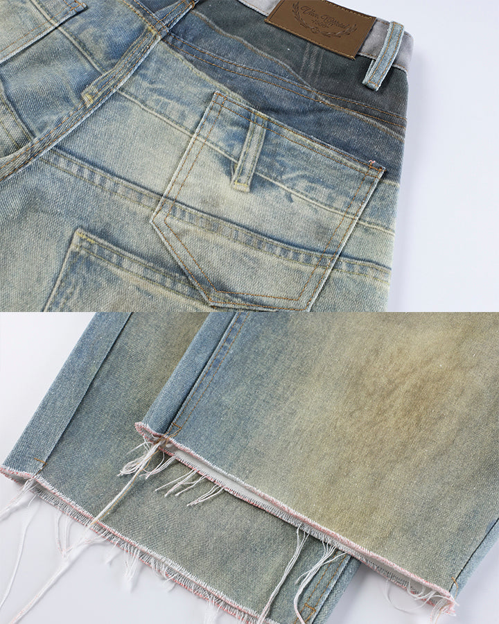 Vintage New Washed Distressed Balloon Jeans
