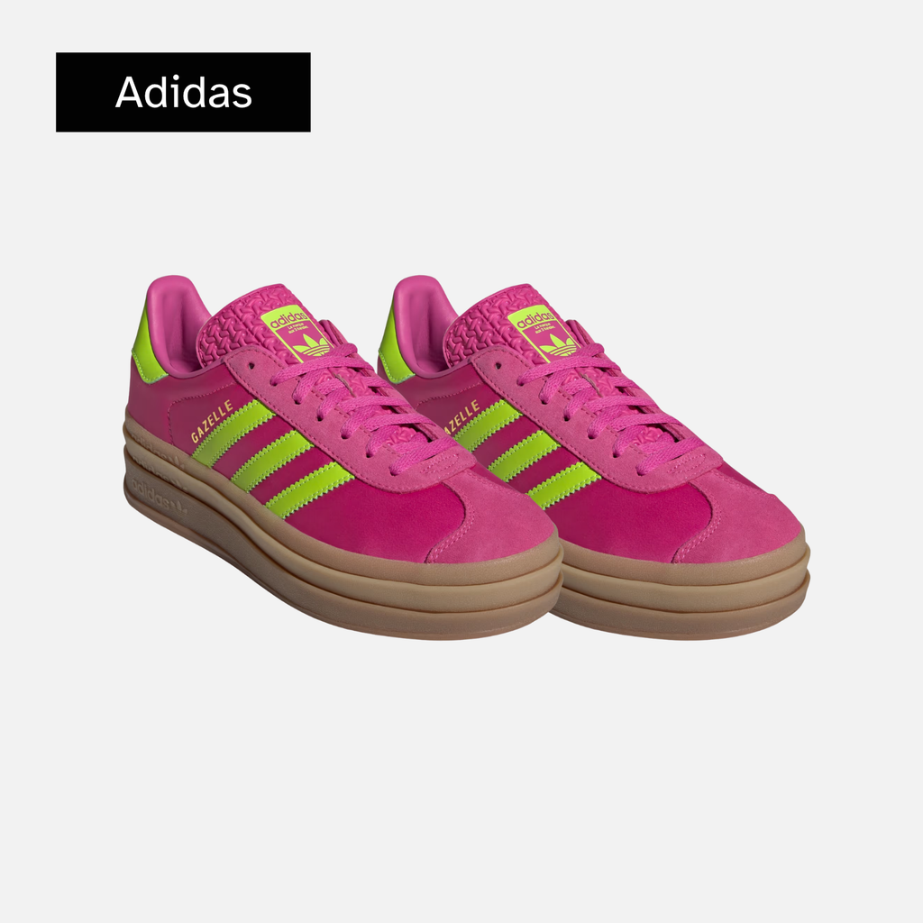 Wmns Gazelle Bold 'Lucid Fuchsia Solar Slime Satin'