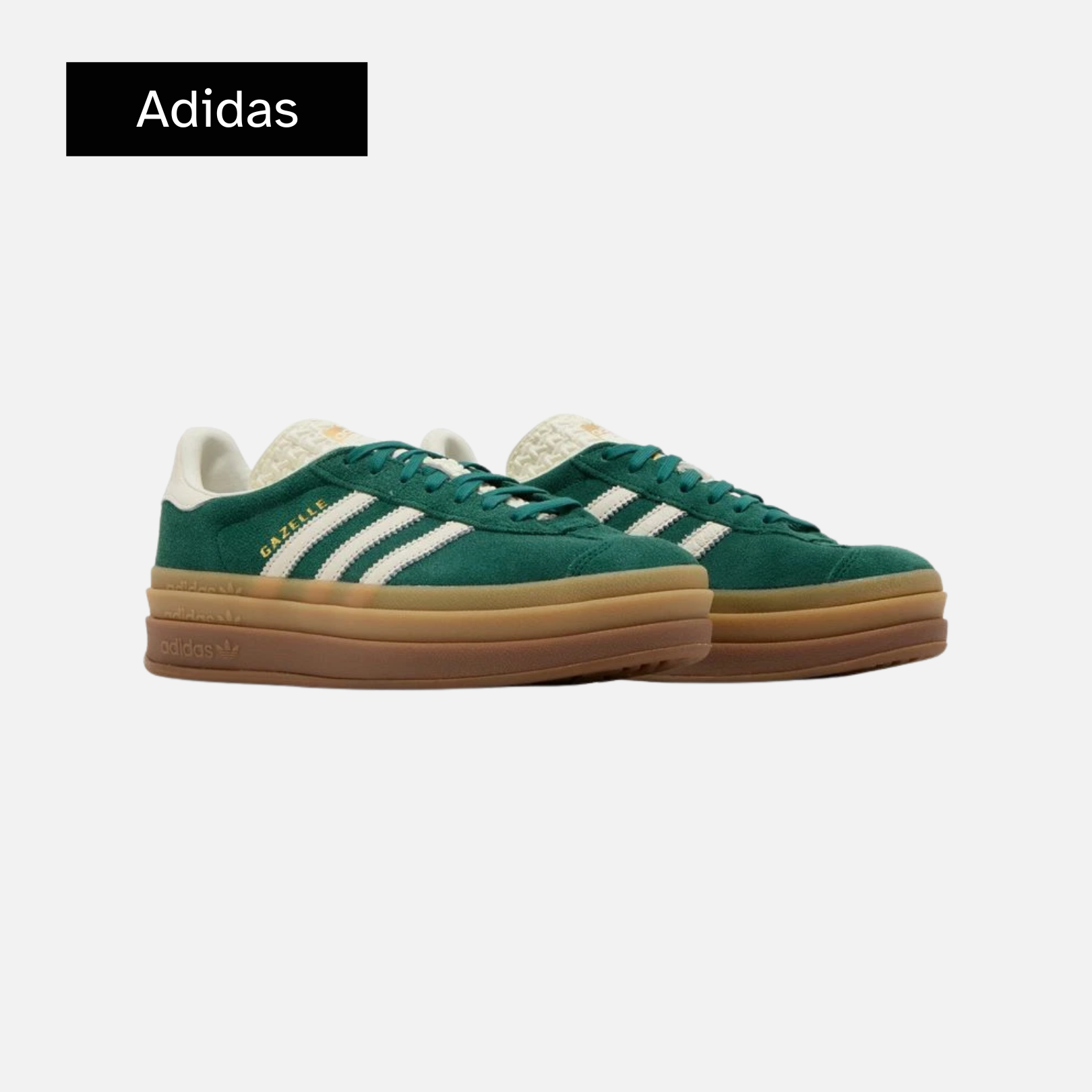 Wmns Gazelle Bold 'Collegiate Green Gum'