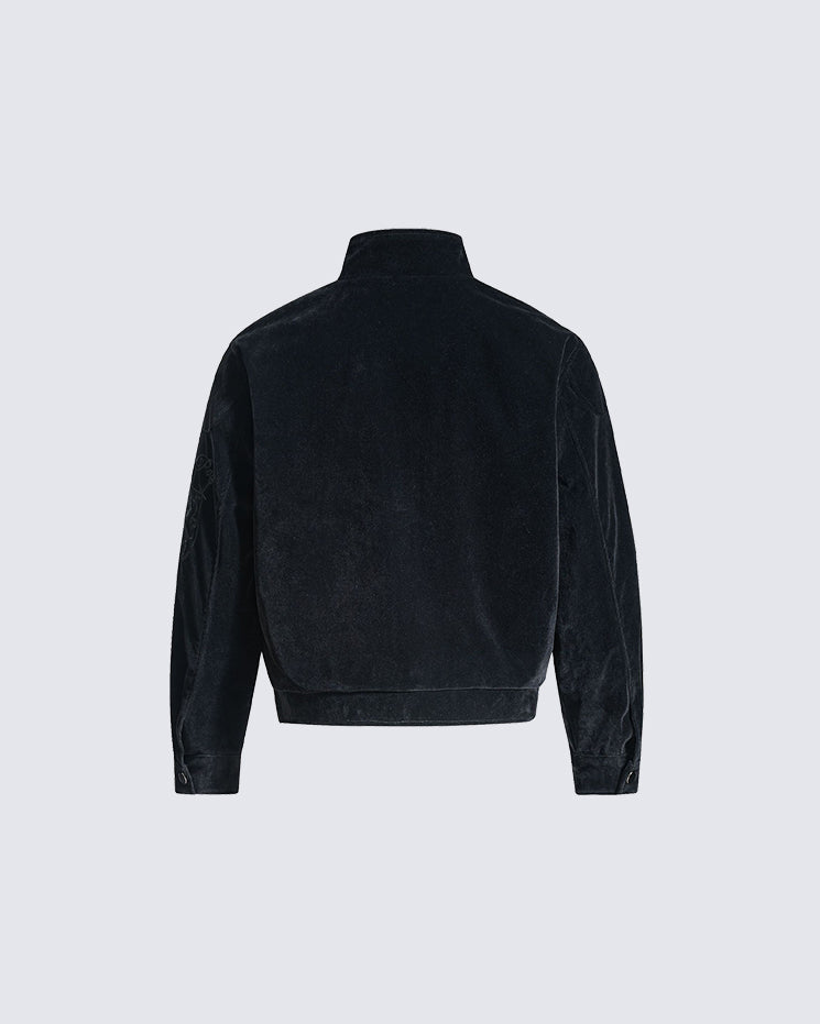 Autumn Winter Embroidered Knight Niche Jacket
