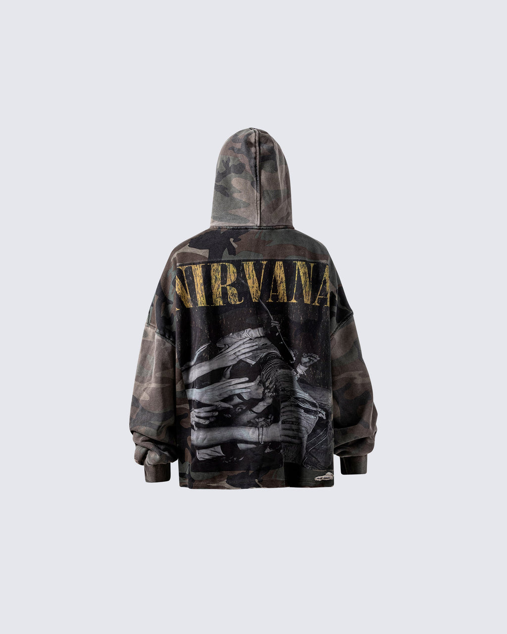 Camouflage Nirvana Graphic Hoodie