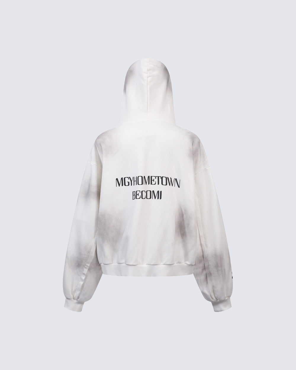 New Wasteland Dirty Wash Hooded Zip Sweatshirt