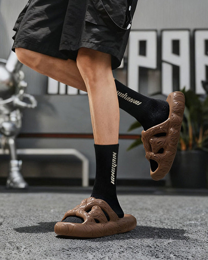 Gothic Sculpted EVA Slide Sandals