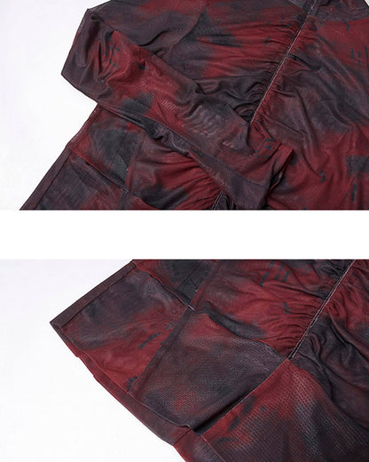 American High Street Mesh Long Sleeve Shirt