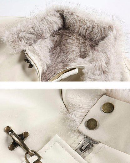 Fleece Lined Loose Fit Jacket