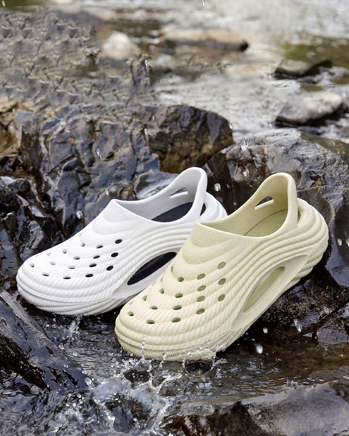 Futuristic Hollow Platform EVA Clog Slip-Ons