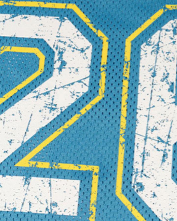 Retro Sports Mesh Number Jersey Tee