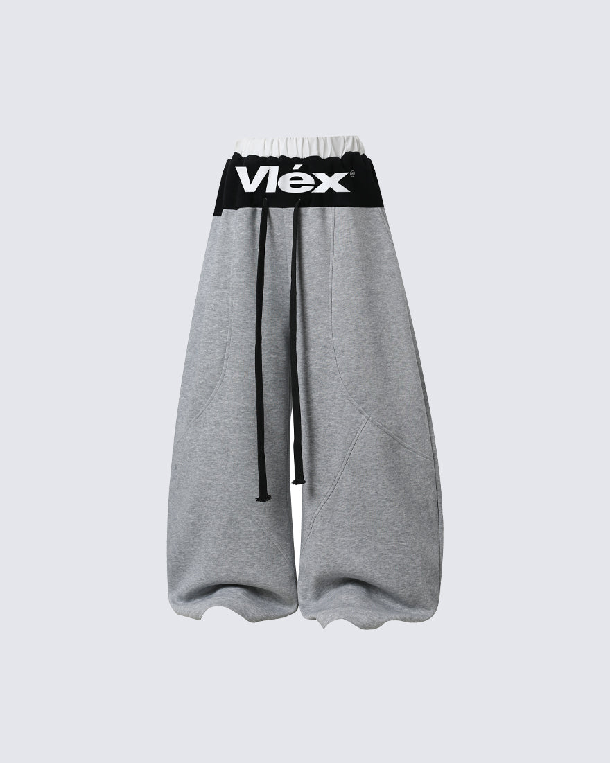 New High Street Colorblock Wide Sweatpants