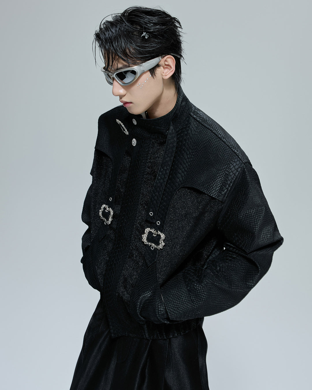 European-American Retro Dark Buckle Jacket
