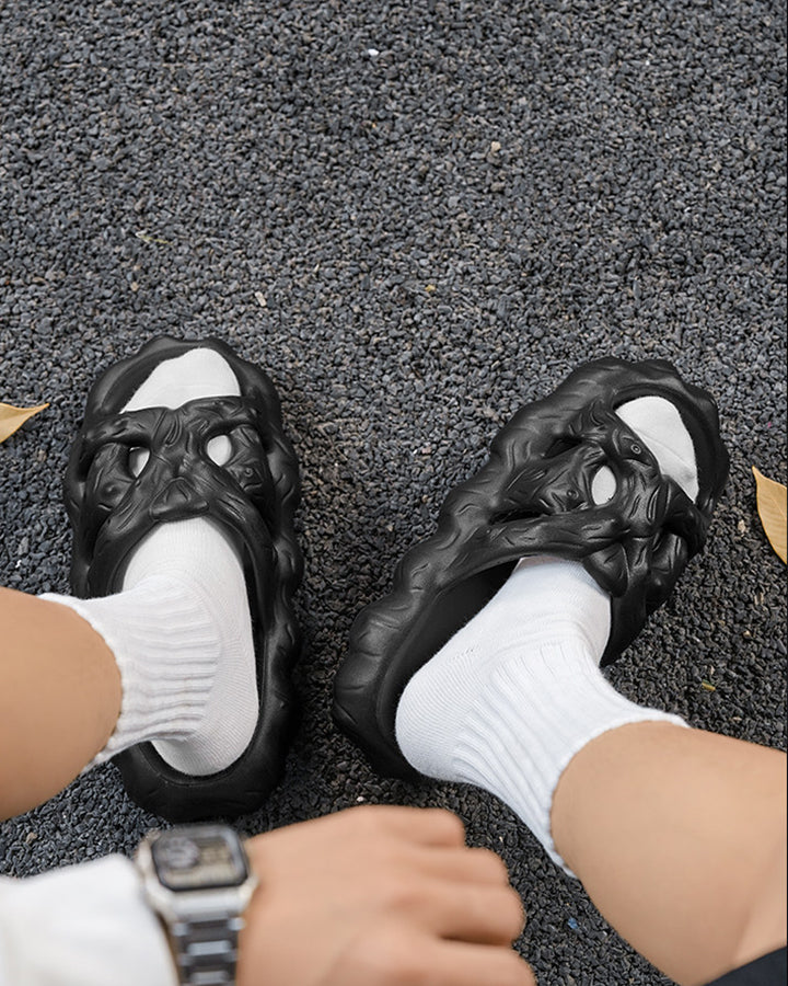 Gothic Sculpted EVA Slide Sandals