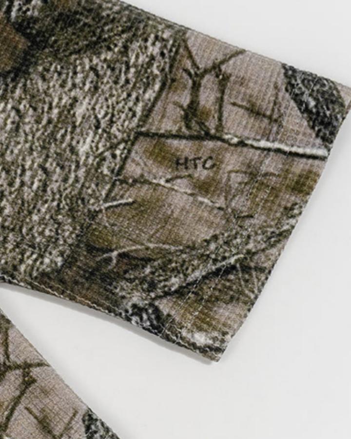 Graphic Camo Sleeve Layered Tee
