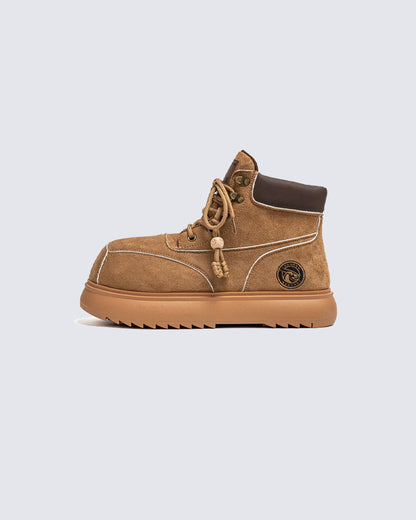Chunky Plush Martin Boots