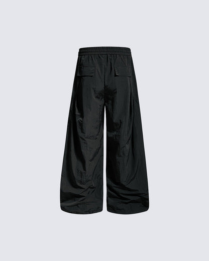 American Vintage Wrinkled Quick-Dry Parachute Pants