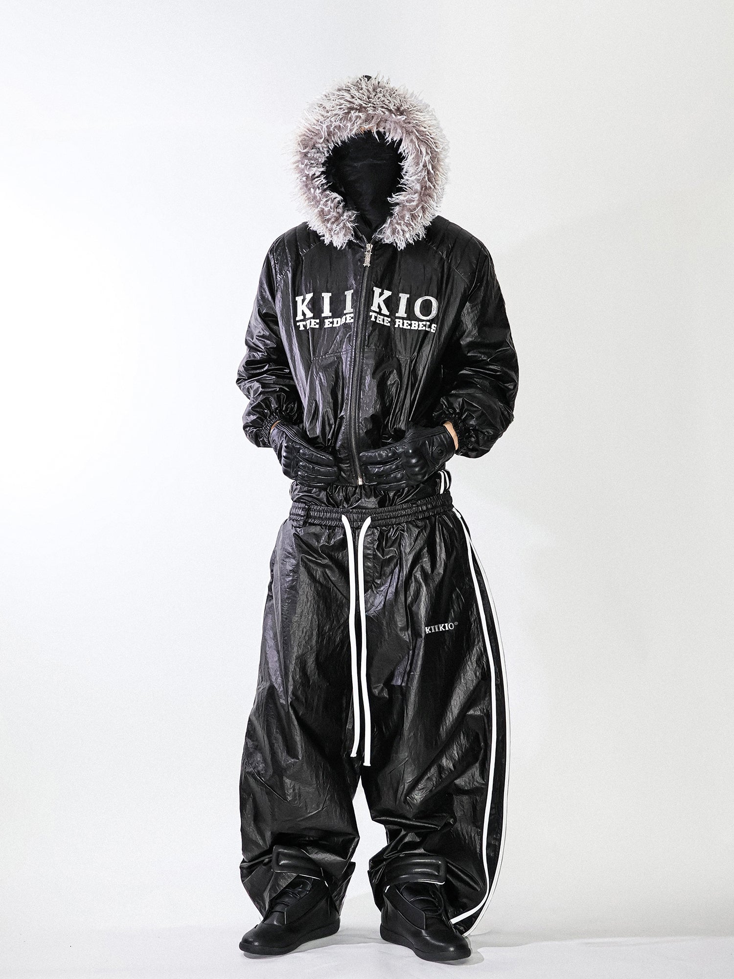 KIIKIO Gloss Embroidered Boxy Jacket