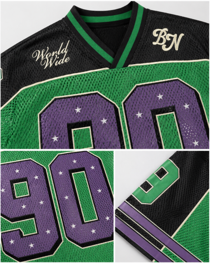 Sport Mesh Number Graphic Jersey Tee