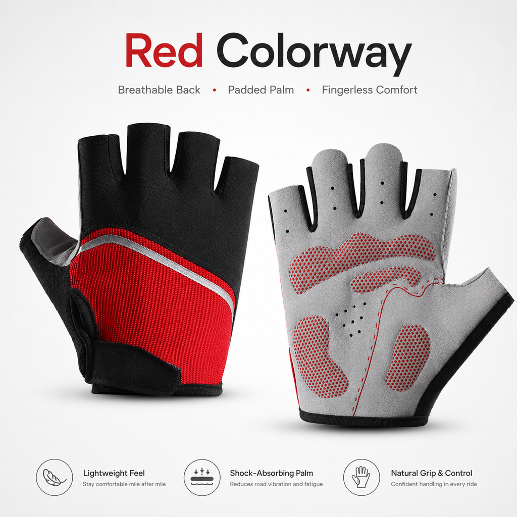 Flux Padded Cycling Gloves