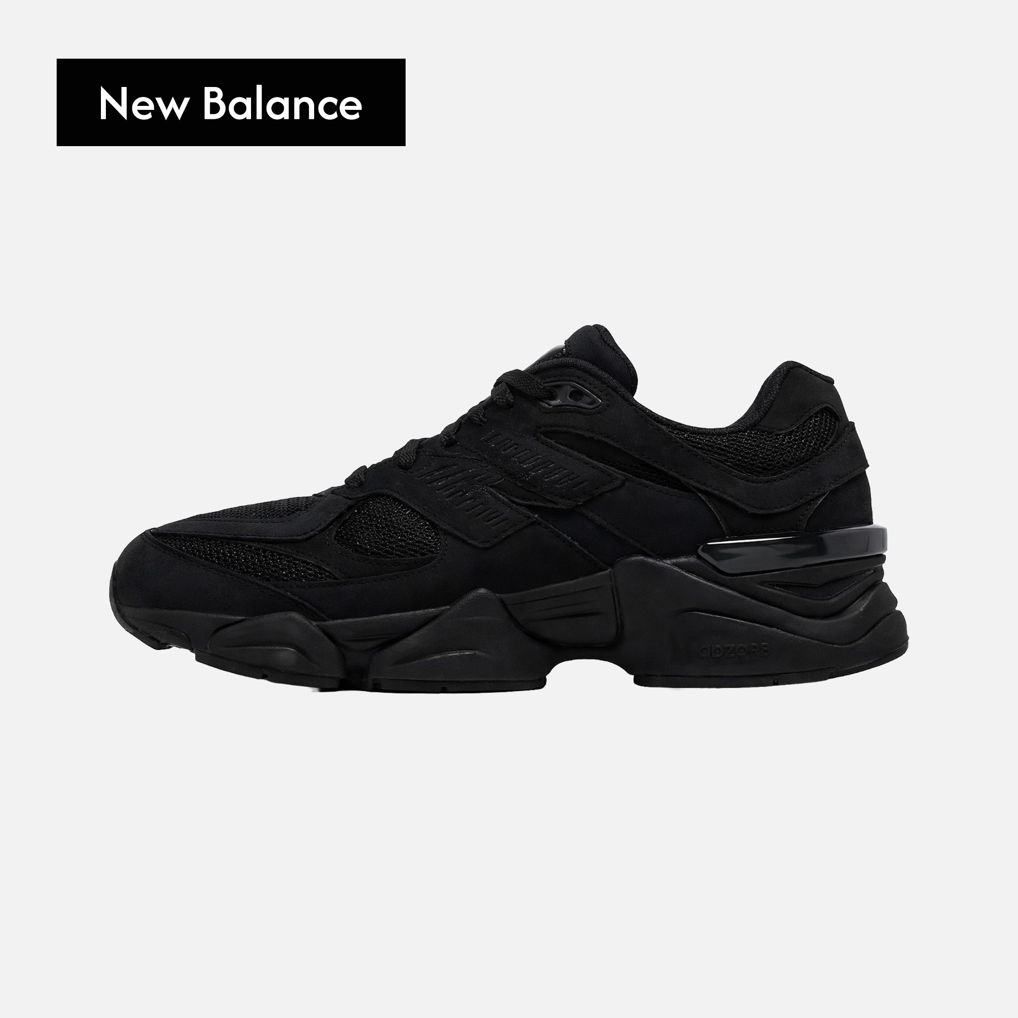 9060 'Triple Black Suede'