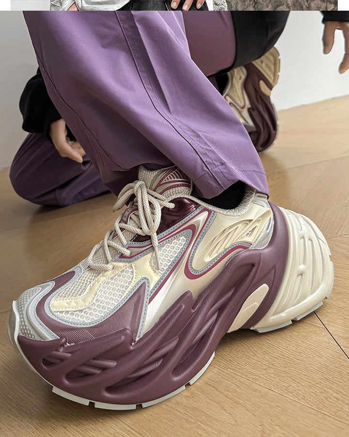 Mecha-Style Height-Increasing Chunky Sneakers