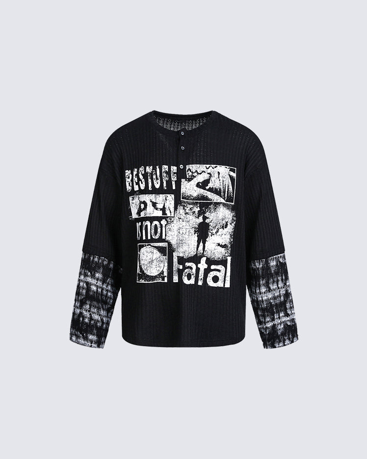 2026 Vintage Ribbed Texture Sweatshirt