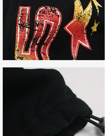 New Winter Hip Hop Vintage  Fleece Casual Pants