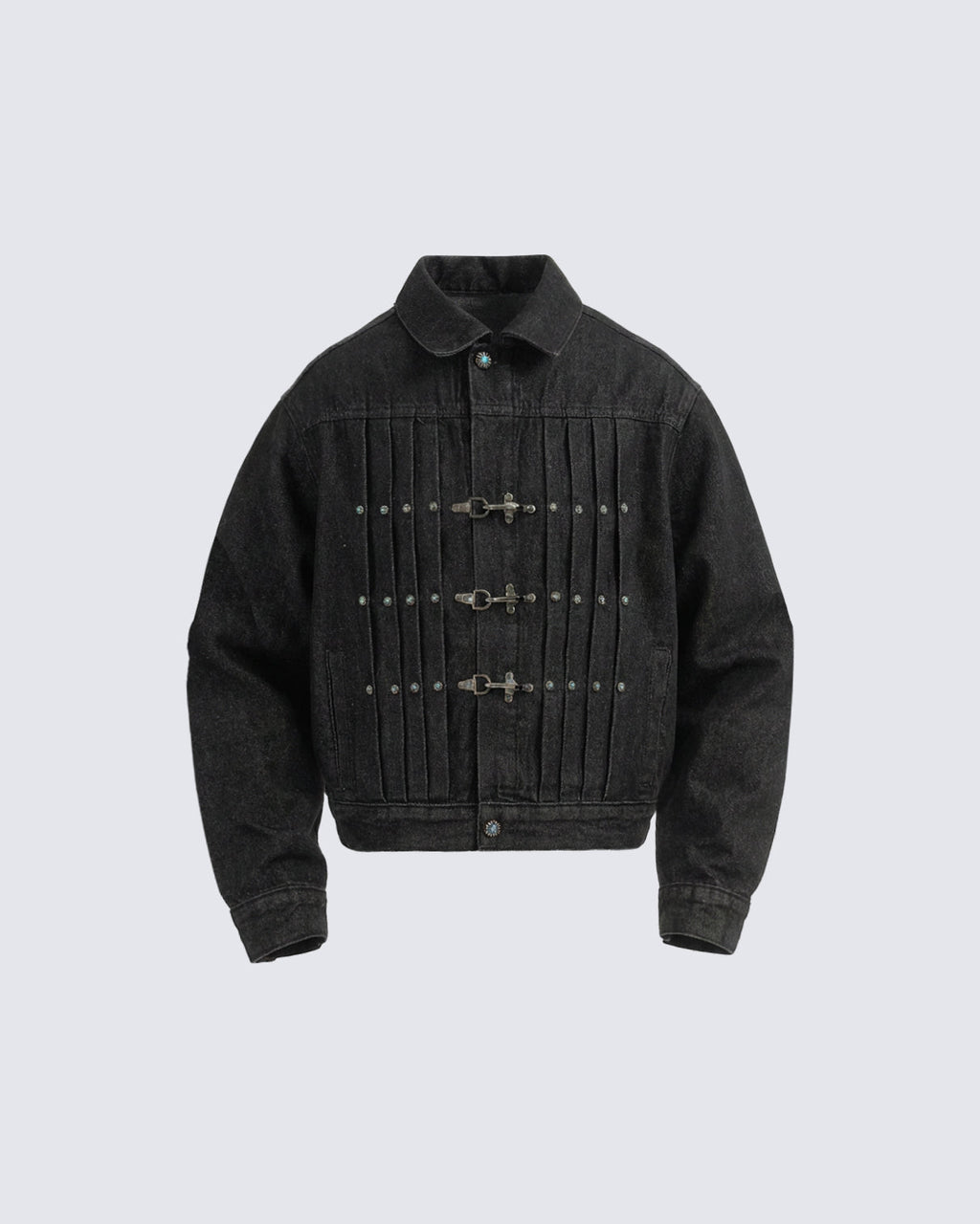 Vintage Flight Buckle Denim Jacket