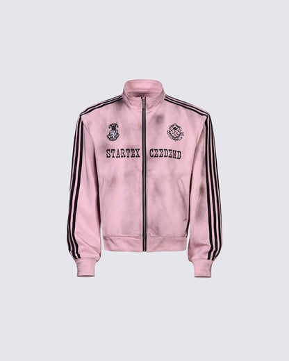 High Street Zip-Up Stand Collar Jacket