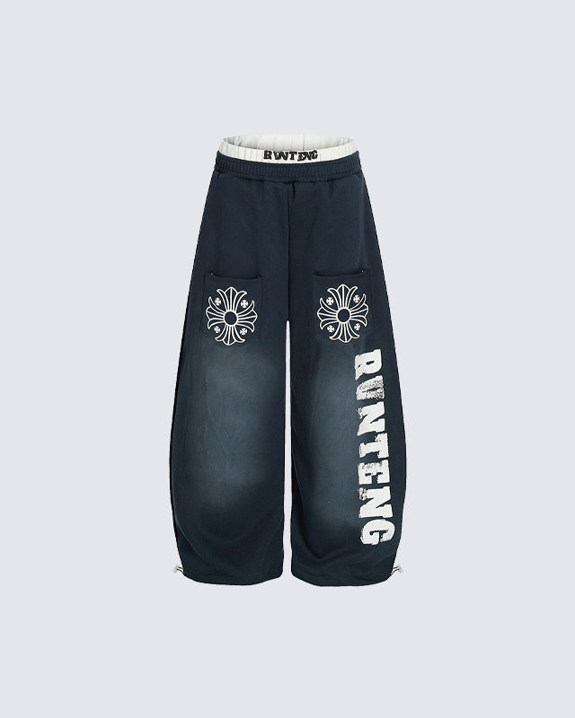 Gothic Gradient Jazz Dance Casual Pants