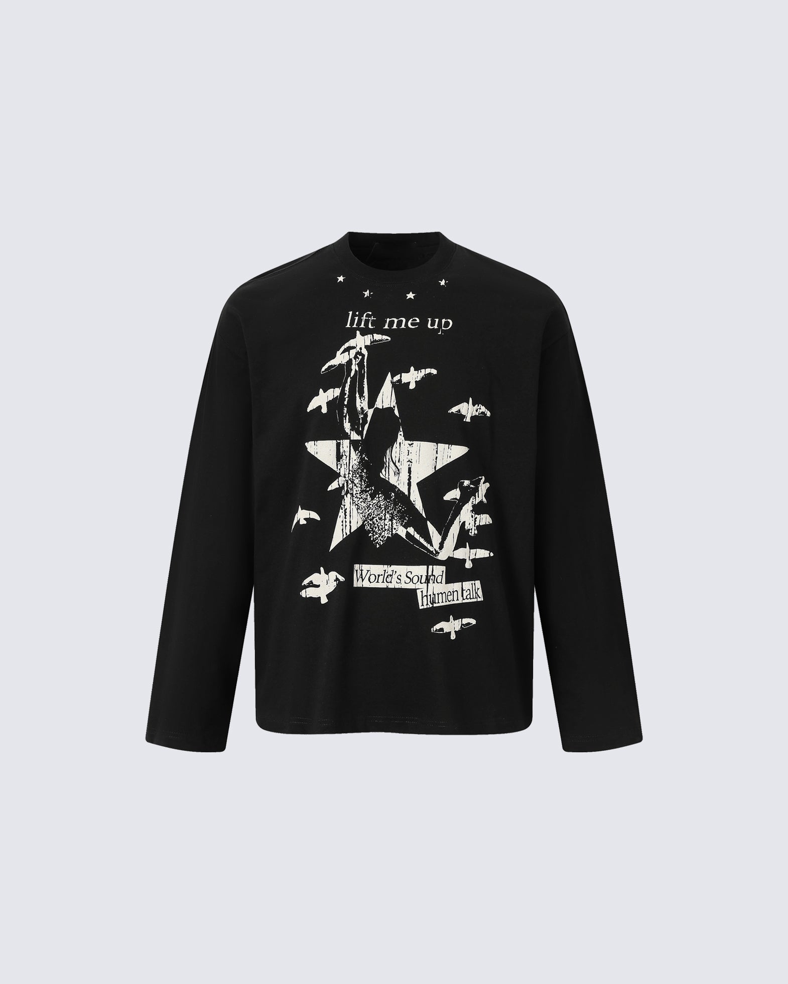 Graphic Printed Long Sleeve T-Shirt