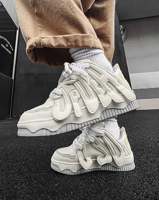 Stylish Chunky Sole Sneakers