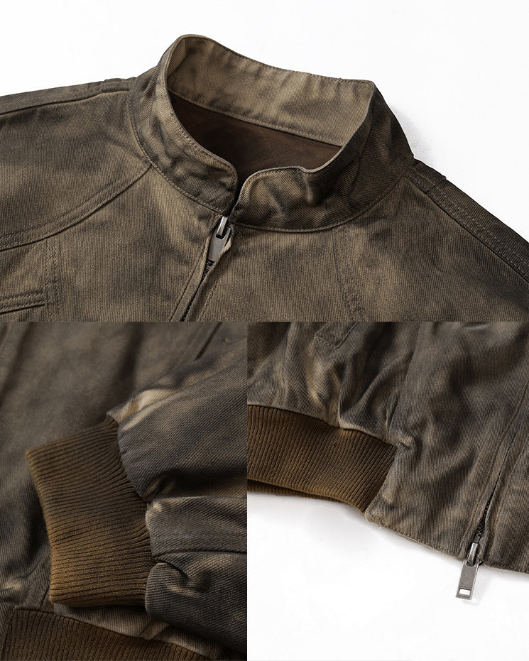 Post-Apocalyptic Dyed Cotton Jacket