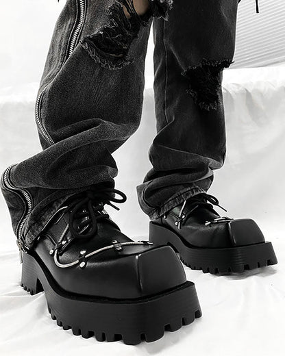 Chunky Sole Retro Streetwear Footwear