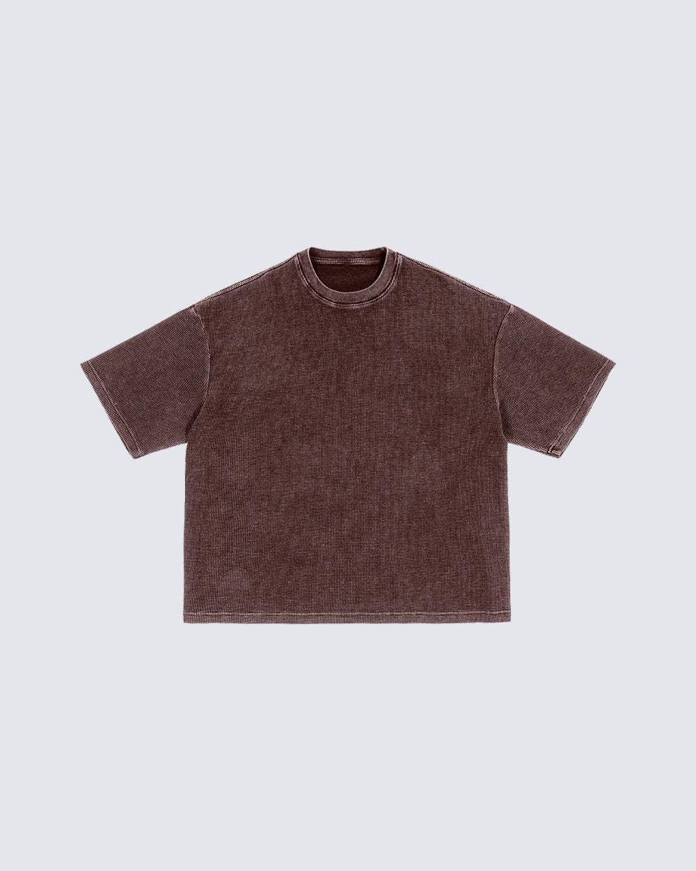 New Vintage Waffle Washed Short Sleeve T-Shirt