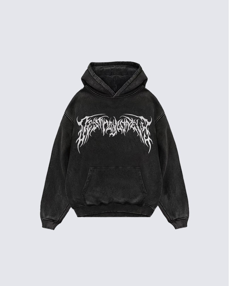 Tribal Flame Graphic Hoodie