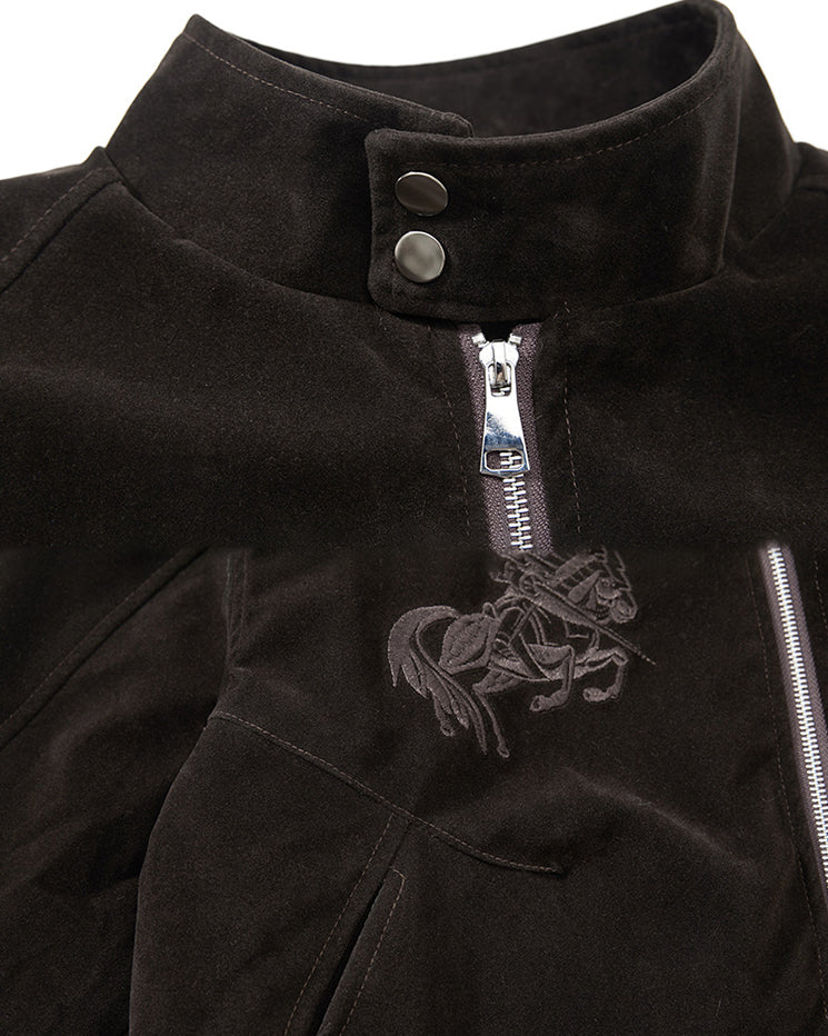 Autumn Winter Embroidered Knight Niche Jacket