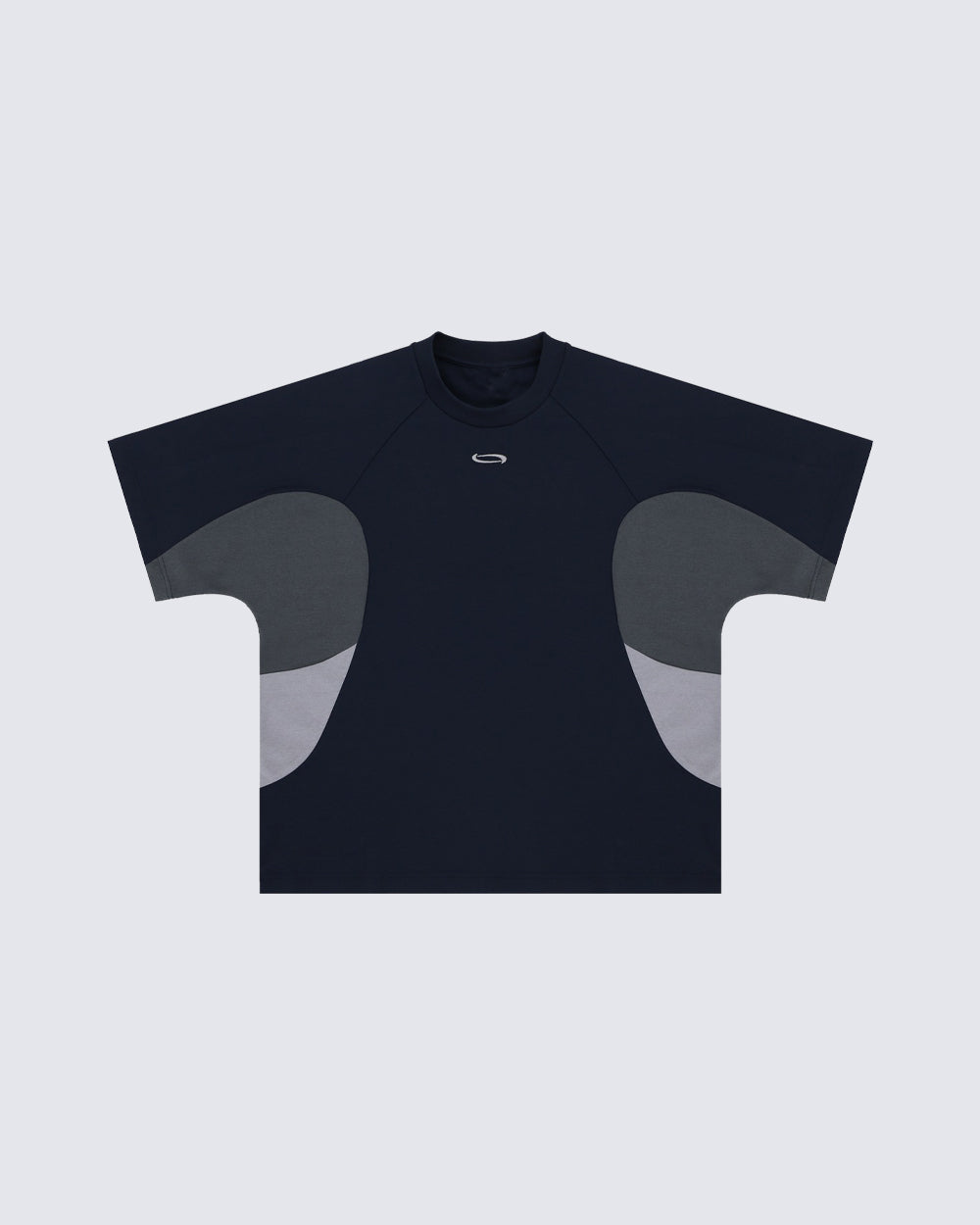New Curved Panel Colorblock T-Shirt